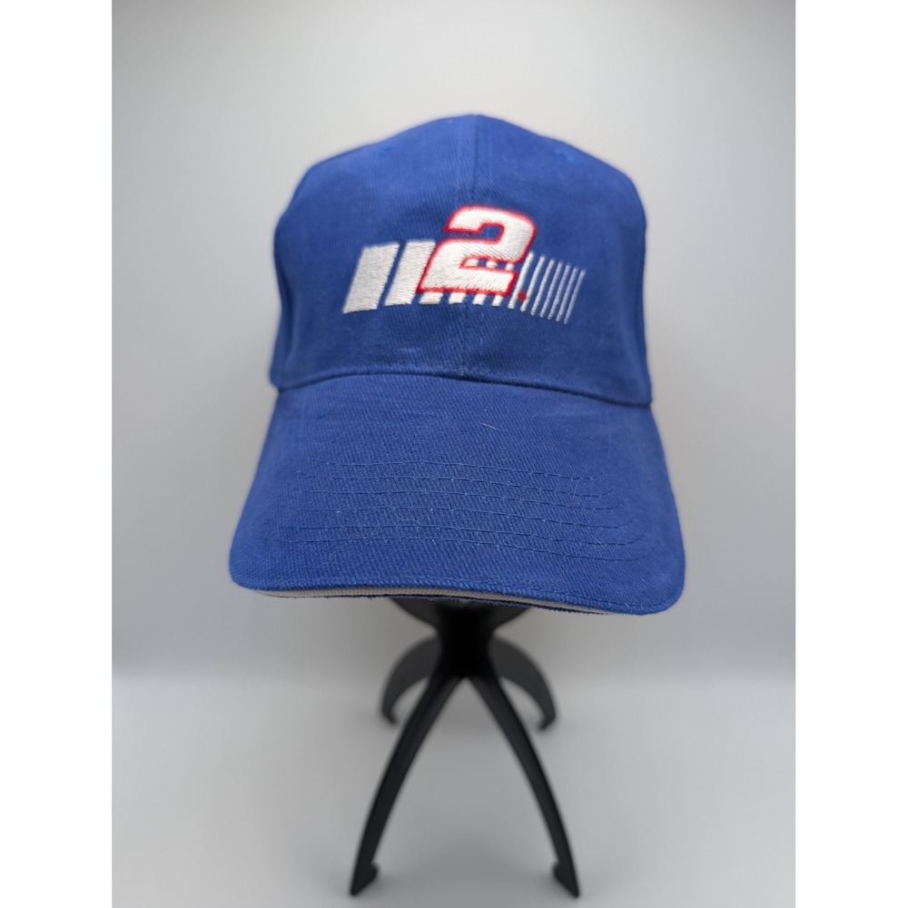 Miller Lite Racing Hat Rusty Wallace #2 Blue Cotton Adjustable NASCAR Cap